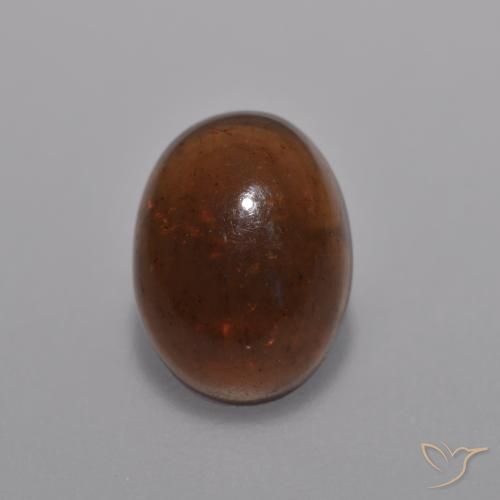 0.76ct Natural Multicolor Chocolate Opal, Oval, Translucent