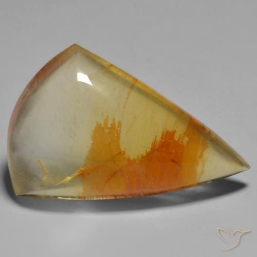 44.10ct Natural Multicolor Quartz With Marcasite, Fancy, Transparent