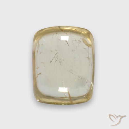 2.52ct Natural Pale Yellow Tourmaline, Cushion, Transparent